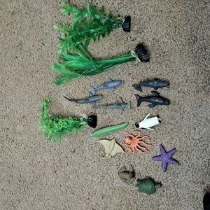 Ocean Theme miniature plastic Toys NEW